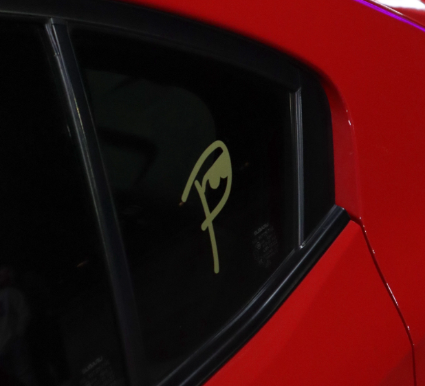 The "P Man" Vinyl Decal